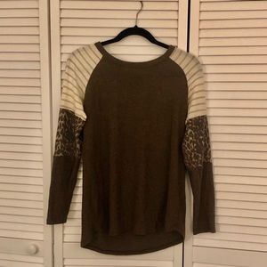 Dry Goods color block long sleeve - NEVER WORN